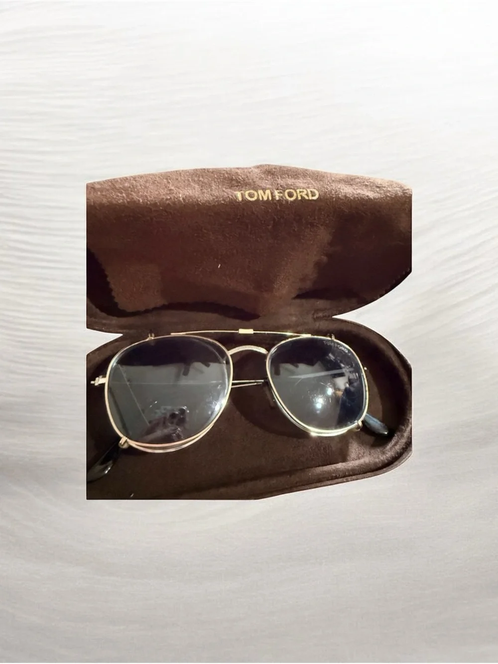 Tom Ford Unisex Rose Gold Aviator TF5407-F 28V Authentic Made in Italy